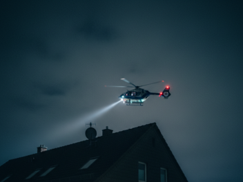 Kulmbacher rätseln über Hubschrauber - verzweifelte Suche steckt dahinter Kulmbacher rätseln über Hubschrauber - verzweifelte Suche steckt dahinter