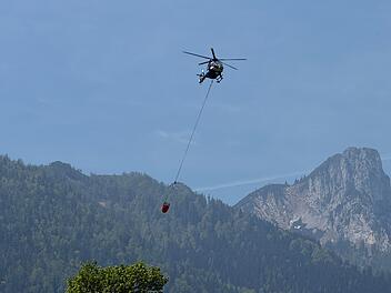 Waldbrand am Saurüsselkopf Waldbrand am Saurüsselkopf