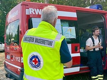 Suche nach einem vermissten Schwimmer bei Sommerach Suche nach einem vermissten Schwimmer bei Sommerach