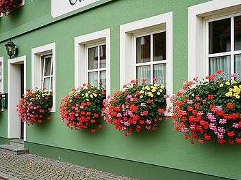 Gasthaus in Franken feiert erfolgreiche Wiedereröffnung Fränkischer Traditionsgasthof, Gasthaus, Gaststätte, Wirtschaft, Restaurant, Lokal, Gastronomiebetrieb